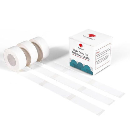 Thermal Self-Adhesive Labels For D30 Printer, Phomemo 6mmx22mm-520pcs White, Phomemo 12mmx22mm-260pcs White, Phomemo 12mmx30mm-210pcs White, Phomemo 12mmx40mm-160pcs White, Phomemo 12mmx50mm-130pcs White, Phomemo 14mmx30mm-230pcs White
