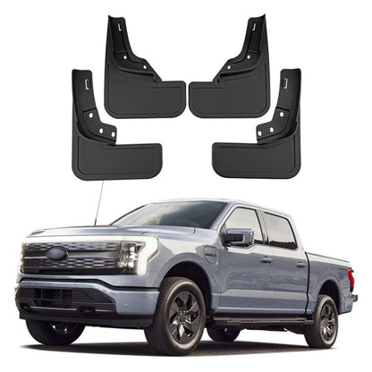 4pcs Car Tire Mudguard, For Ford F-150 Lightning 2021-2024
