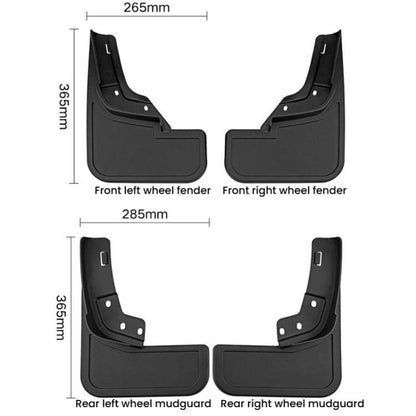 4pcs Car Tire Mudguard, For Ford F-150 Lightning 2021-2024