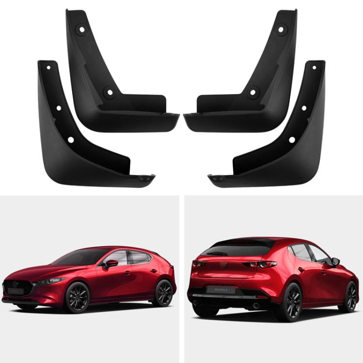 4pcs Car Tire Mudguard, For Mazda 3 / Axela Hatchback 2020-2025