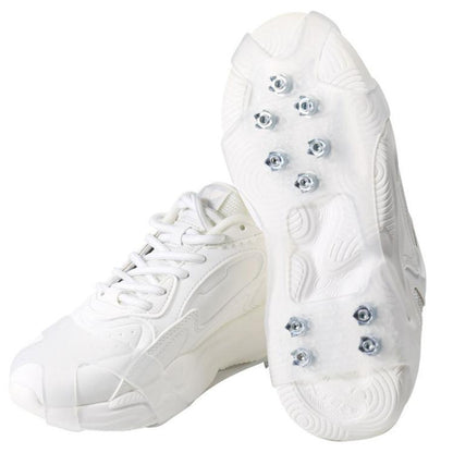 AOTU AT616 1pair Outdoor Anti-Fall 10 Teeth Spikes Ice Claws Mountaineering Ice Snow Slip Resistant Shoe Covers, S For 24-33 Shoe Size, M For 34-40 Shoe Size, L For 41-44 Shoe Size, XL For 45-49 Shoe Size