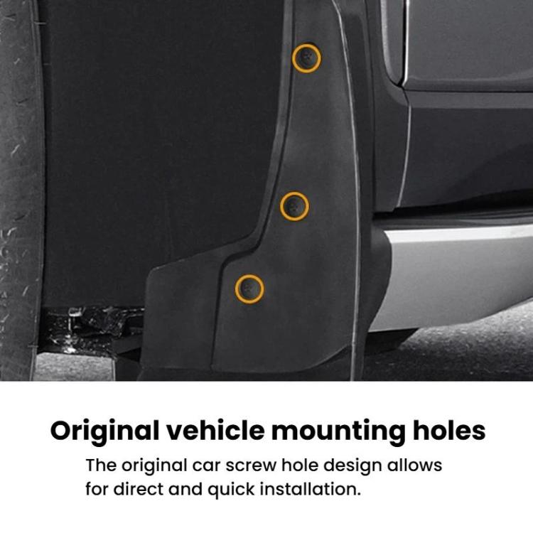 4pcs Front Rear Car Tire Mudguards, For MG HS 2025
