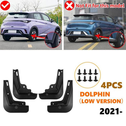 4pcs Car Tire Mudguard, For BYD Dolphin Active 2021-2025