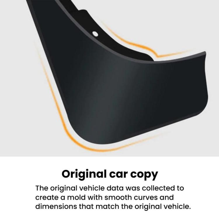4pcs Car Tire Mudguard, For BYD Dolphin Active 2021-2025