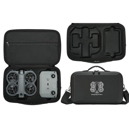 For DJI Neo 2 Fly More Combo Hard Shell Carrying Case Custom-Molded Sling Bag, Mini Black, Fly More Combo Gray