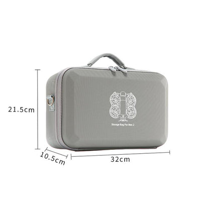 For DJI Neo 2 Fly More Combo Hard Shell Carrying Case Custom-Molded Sling Bag, Mini Black, Fly More Combo Gray
