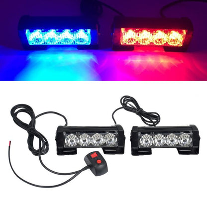 Car Modification High-brightness Flashing Warning Lights, One For Two 4 Light, One For Two 6 Light, One For Four 4 Light, One For Four 6 Light