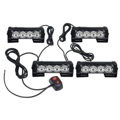 Car Modification High-brightness Flashing Warning Lights, One For Two 4 Light, One For Two 6 Light, One For Four 4 Light