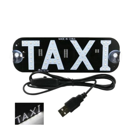 Taxi Indicator Light For Vehicles Roof Lamp With Switch, USB Port, Cigarette Lighter Socket