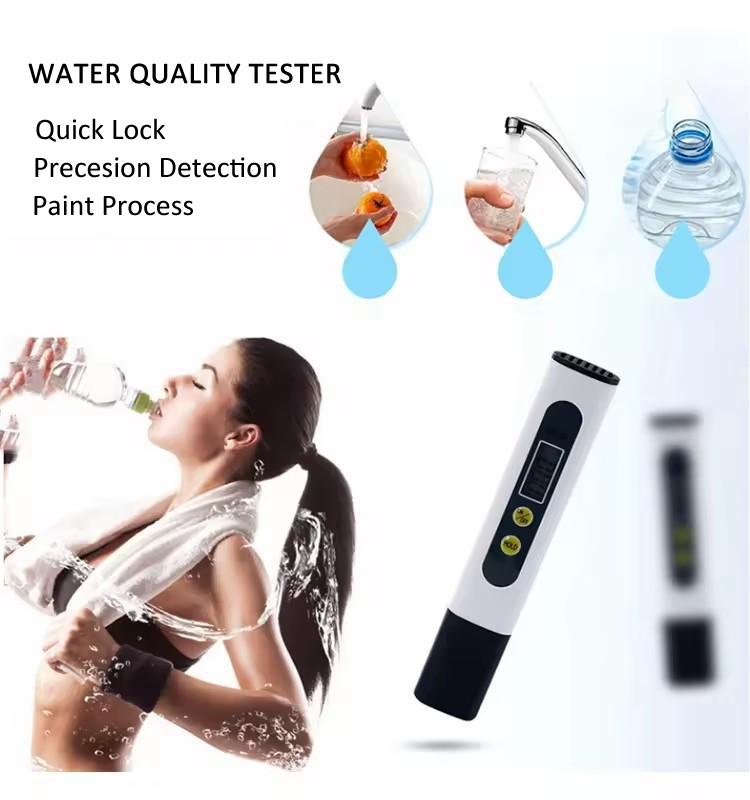 Simple TDS Water Quality Tester Pen Portable Hardness Detector, M2 White