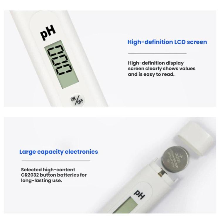 pH Meter with Auto Calibration & High Accuracy Digital Water Quality Tester, ph01