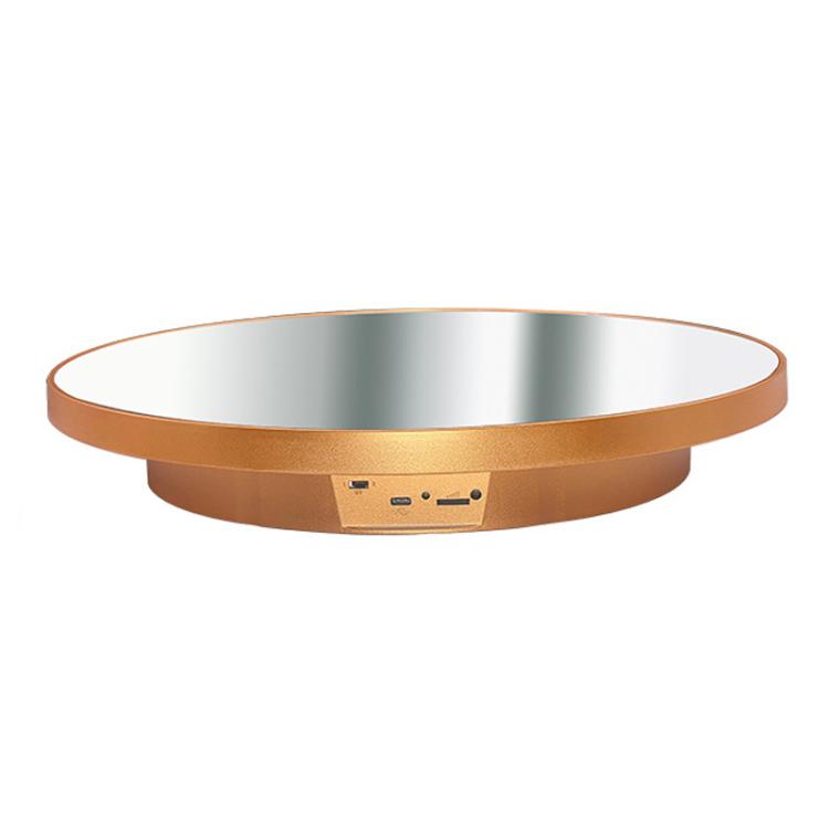 Multi-Purpose Mirror Electric Rotating Disc Battery / USB Powered Photography Live Display Stand, 32cm, 40cm