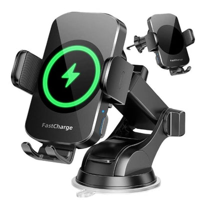 5W-15W Air Vent Car Wireless Charging Mount Smart Sensor Mount For Phone Charging, M15A
