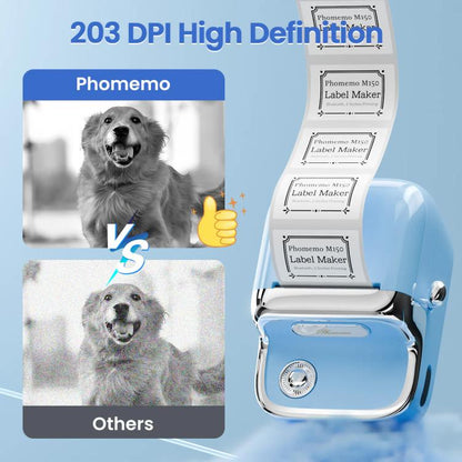 Phomemo M150 Bluetooth Thermal Printer Rechargeable Inkless Barcode Label Maker