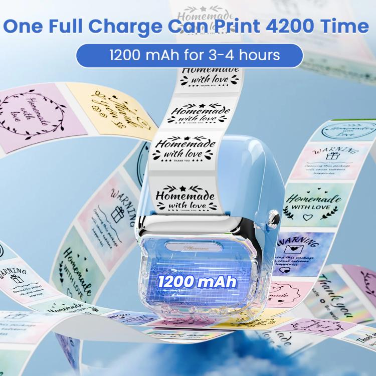 Phomemo M150 Bluetooth Thermal Printer Rechargeable Inkless Barcode Label Maker