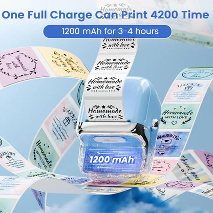Phomemo M150 Bluetooth Thermal Printer Rechargeable Inkless Barcode Label Maker