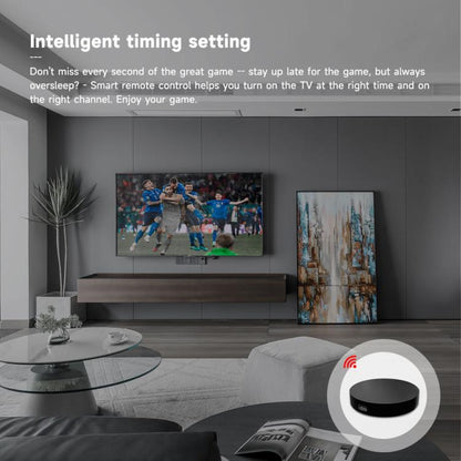 Tuya Wifi Smart Home Universal Remote Control, Support Voice Control/Mobile Phone Remote Operation, IR, IR+RF