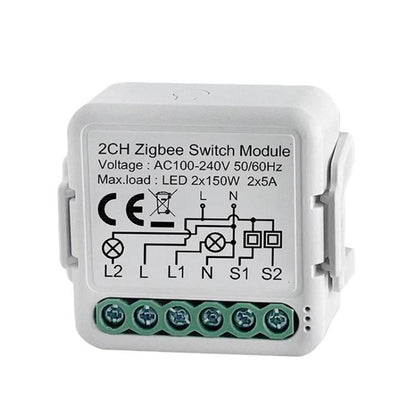 Smart On/Off Switch Voice Remote Control Remodeling Smart Switch Module, ZigBee3.0 Neutral Live Wire 1CH, ZigBee3.0 Neutral Live Wire 2CH, ZigBee3.0 Neutral Live Wire 3CH, ZigBee3.0 Neutral Live Wire 4CH, ZigBee3.0 Single Live Wire 1CH