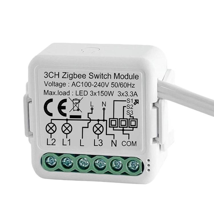 Smart On/Off Switch Voice Remote Control Remodeling Smart Switch Module, ZigBee3.0 Neutral Live Wire 1CH, ZigBee3.0 Neutral Live Wire 2CH, ZigBee3.0 Neutral Live Wire 3CH, ZigBee3.0 Neutral Live Wire 4CH, ZigBee3.0 Single Live Wire 1CH