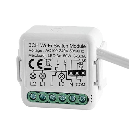 Smart On/Off Switch Voice Remote Control Remodeling Smart Switch Module, ZigBee3.0 Neutral Live Wire 1CH, ZigBee3.0 Neutral Live Wire 2CH, ZigBee3.0 Neutral Live Wire 3CH, ZigBee3.0 Neutral Live Wire 4CH, ZigBee3.0 Single Live Wire 1CH