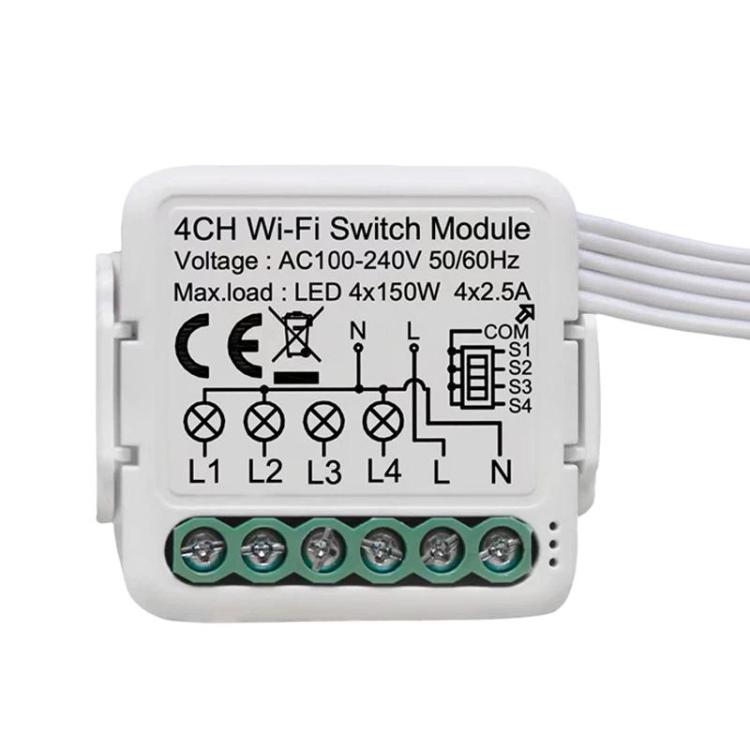 Smart On/Off Switch Voice Remote Control Remodeling Smart Switch Module, ZigBee3.0 Neutral Live Wire 1CH, ZigBee3.0 Neutral Live Wire 2CH, ZigBee3.0 Neutral Live Wire 3CH, ZigBee3.0 Neutral Live Wire 4CH, ZigBee3.0 Single Live Wire 1CH