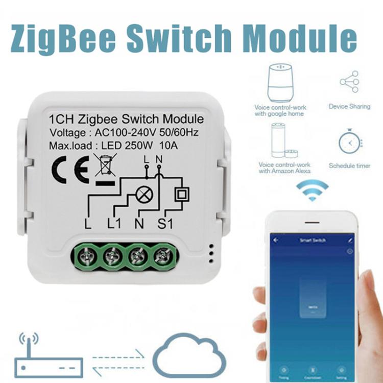 Smart On/Off Switch Voice Remote Control Remodeling Smart Switch Module, ZigBee3.0 Neutral Live Wire 1CH, ZigBee3.0 Neutral Live Wire 2CH, ZigBee3.0 Neutral Live Wire 3CH, ZigBee3.0 Neutral Live Wire 4CH, ZigBee3.0 Single Live Wire 1CH