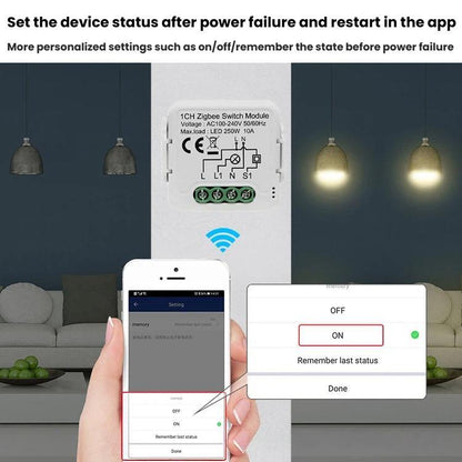 Smart On/Off Switch Voice Remote Control Remodeling Smart Switch Module, ZigBee3.0 Neutral Live Wire 1CH, ZigBee3.0 Neutral Live Wire 2CH, ZigBee3.0 Neutral Live Wire 3CH, ZigBee3.0 Neutral Live Wire 4CH, ZigBee3.0 Single Live Wire 1CH