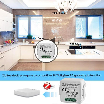 Smart On/Off Switch Voice Remote Control Remodeling Smart Switch Module, ZigBee3.0 Neutral Live Wire 1CH, ZigBee3.0 Neutral Live Wire 2CH, ZigBee3.0 Neutral Live Wire 3CH, ZigBee3.0 Neutral Live Wire 4CH, ZigBee3.0 Single Live Wire 1CH