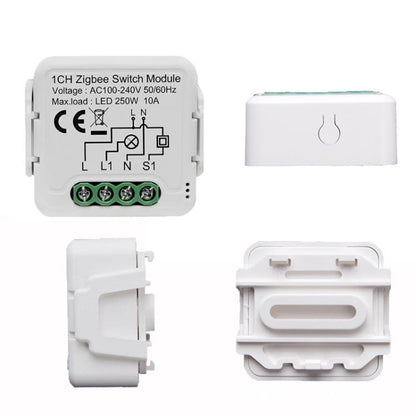 Smart On/Off Switch Voice Remote Control Remodeling Smart Switch Module, ZigBee3.0 Neutral Live Wire 1CH, ZigBee3.0 Neutral Live Wire 2CH, ZigBee3.0 Neutral Live Wire 3CH, ZigBee3.0 Neutral Live Wire 4CH, ZigBee3.0 Single Live Wire 1CH