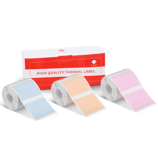 Phomemo 40x30mm 3-in-1 Thermal Labels for M110 Printer (Blue/Pink/Khaki )