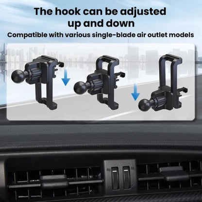 In-Line Clip Car Phone Mount Base Slidable Air Vent Phone Mount Accessories For Vehicles, In-Line Clip