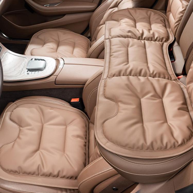 Car Seat Cushion Thickened Non-Slip Front Rear Seat Cushions, Front Seat Cushion Black, Front Seat Cushion Brown, Front Seat Cushion Red, Back Cushion Black, Back Cushion Brown, Back Cushion Red, Rear Seat Cushion Black, Rear Seat Cushion Brown