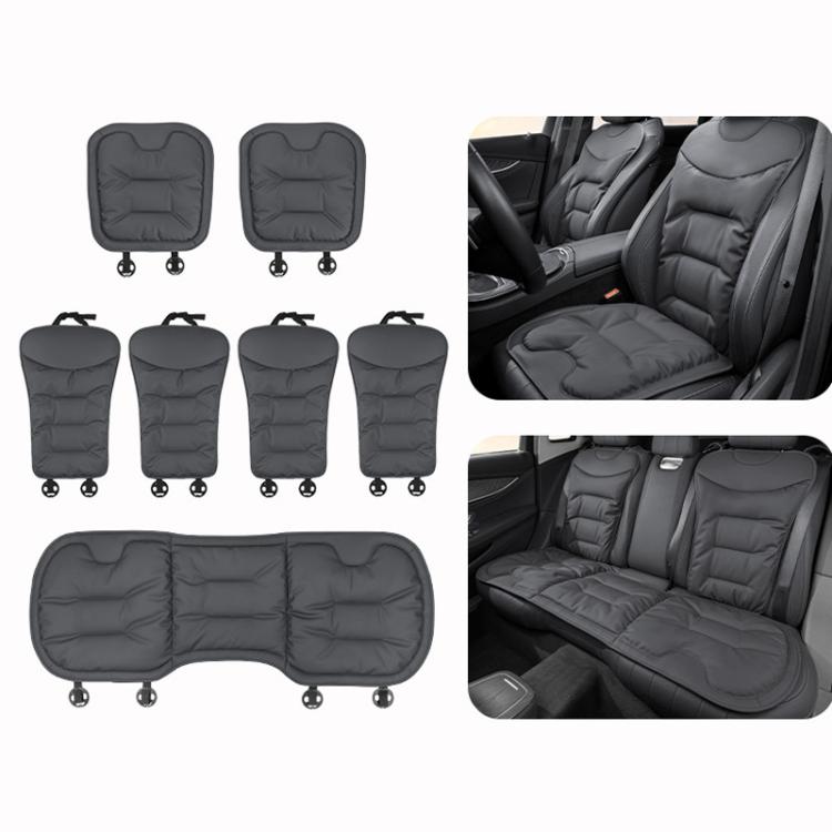 Car Seat Cushion Thickened Non-Slip Front Rear Seat Cushions, Front Seat Cushion Black, Front Seat Cushion Brown, Front Seat Cushion Red, Back Cushion Black, Back Cushion Brown, Back Cushion Red, Rear Seat Cushion Black, Rear Seat Cushion Brown