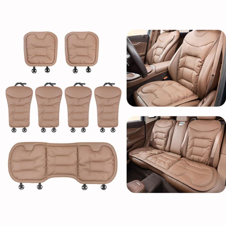 Car Seat Cushion Thickened Non-Slip Front Rear Seat Cushions, Front Seat Cushion Black, Front Seat Cushion Brown, Front Seat Cushion Red, Back Cushion Black, Back Cushion Brown, Back Cushion Red, Rear Seat Cushion Black, Rear Seat Cushion Brown