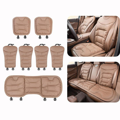 Car Seat Cushion Thickened Non-Slip Front Rear Seat Cushions, Front Seat Cushion Black, Front Seat Cushion Brown, Front Seat Cushion Red, Back Cushion Black, Back Cushion Brown, Back Cushion Red, Rear Seat Cushion Black, Rear Seat Cushion Brown