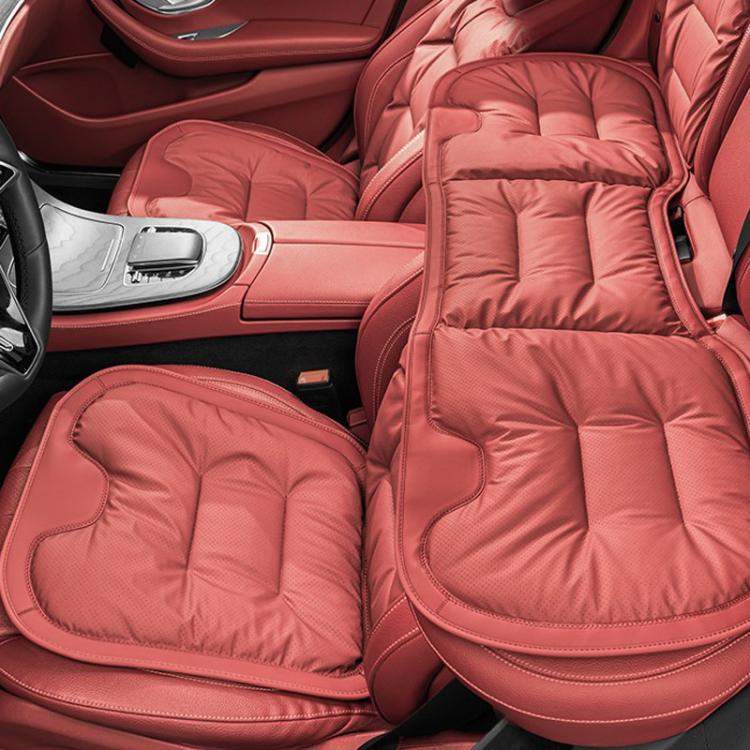 Car Seat Cushion Thickened Non-Slip Front Rear Seat Cushions, Front Seat Cushion Black, Front Seat Cushion Brown, Front Seat Cushion Red, Back Cushion Black, Back Cushion Brown, Back Cushion Red, Rear Seat Cushion Black, Rear Seat Cushion Brown