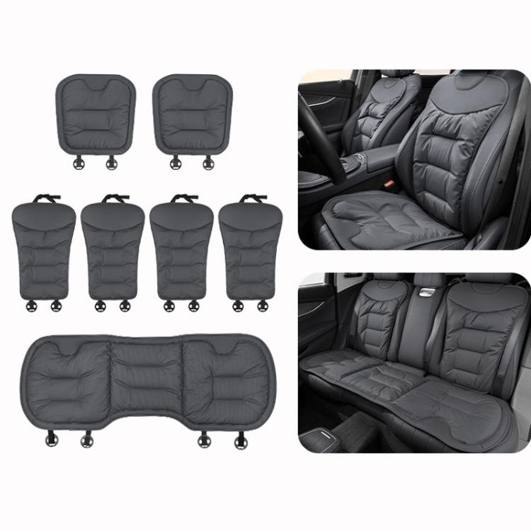 Car Seat Cushion Thickened Non-Slip Front Rear Seat Cushions, Front Seat Cushion Black, Front Seat Cushion Brown, Front Seat Cushion Red, Back Cushion Black, Back Cushion Brown, Back Cushion Red, Rear Seat Cushion Black, Rear Seat Cushion Brown