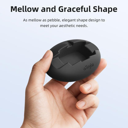 For Insta360 X4 Air/X3 aMagisn Silicone Mount Holder Base Car Dashboard & Desk Stand, Without Double-sided Tape, With Double-sided Tape