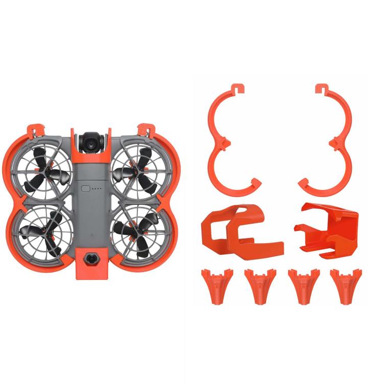 For DJI Neo 2 Drone Propeller Guards Kit Anti-Collision Rings Durable Safety Accessories, No Video Transmission Orange, No Video Transmission Gray, No Video Transmission Black, Support Video Add-Ons Orange, Support Video Add-Ons Gray...