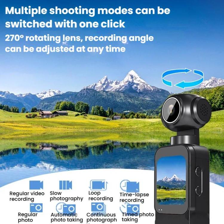 HD 5K Sports Camera Outdoor Handheld Digital Camera, Touch Screen