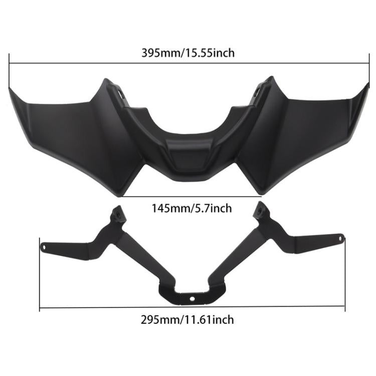 For Yamaha MT-07 2021-2023 MO-TF015 Motorcycle Fairing Lower Cowl Wind Deflector Front Spoiler