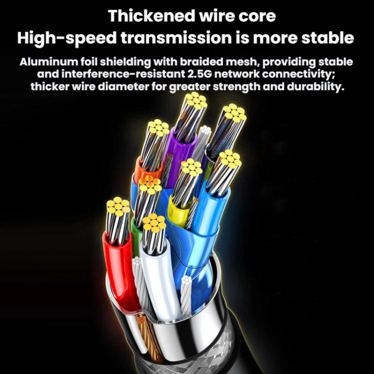 JINGHUA 2.5G Wired Network Adapter RJ45 Laptop HUB, USB, TYPE-C