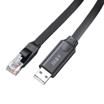 JINGHUA Laptop USB to Console Debugging Cable RJ45 Data Cable, 1.8米, 3米
