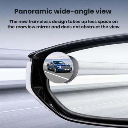 360 Degree Adjustable Frameless Suction Cup High-Definition Small Round Mirror