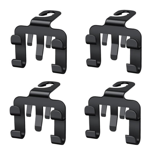 4pcs Multi-functional Car Seat Back Hook Phone Holder