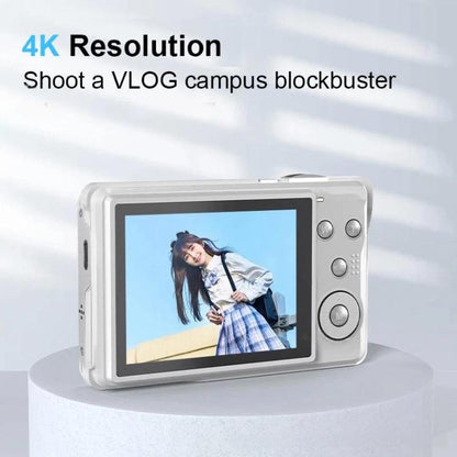 CDF6 Entry-Level Digital Camera With 64MP Photo & 4K Video Auto Focus, 2.8-Inch LCD Screen, Built-In Flash