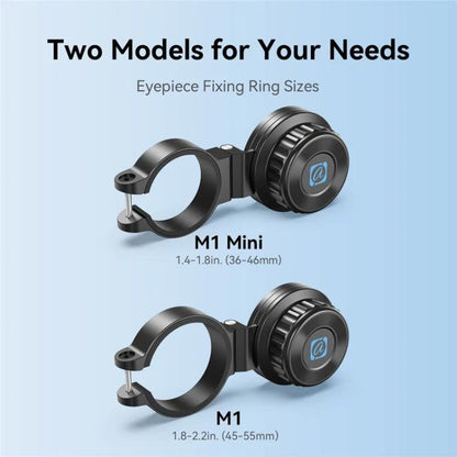 APEXEL APL-F006 Magnetic Quick-Release Phone Adapter for Telescope, Microscope, Binoculars & Spotting Scopes, 45-55mm, 36-46mm