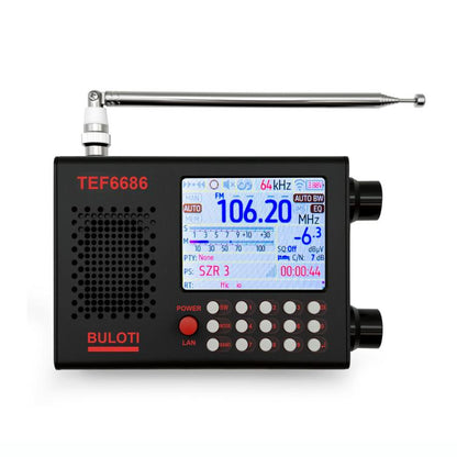 BULOTI TEF6686 Touch Screen Full Band High Sensitivity FM Radio