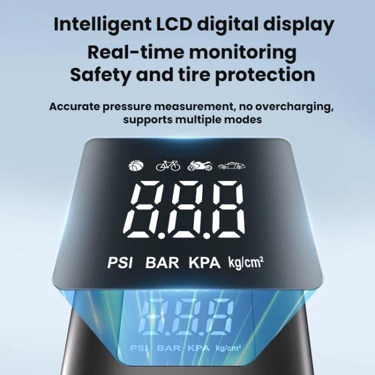 Car Portable Digital Display Electric Wired Air Pump