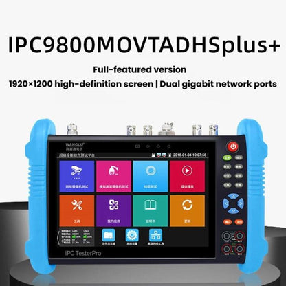 IPC9800MOVTADHSPlus+ Multi-Functional Engineering Tester Coaxial Network Video Surveillance Tester, US Plug, EU Plug, UK Plug, AU Plug